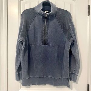 Victoria's Secret Pink Sweatshirt Quarter Zip Pullover Size S